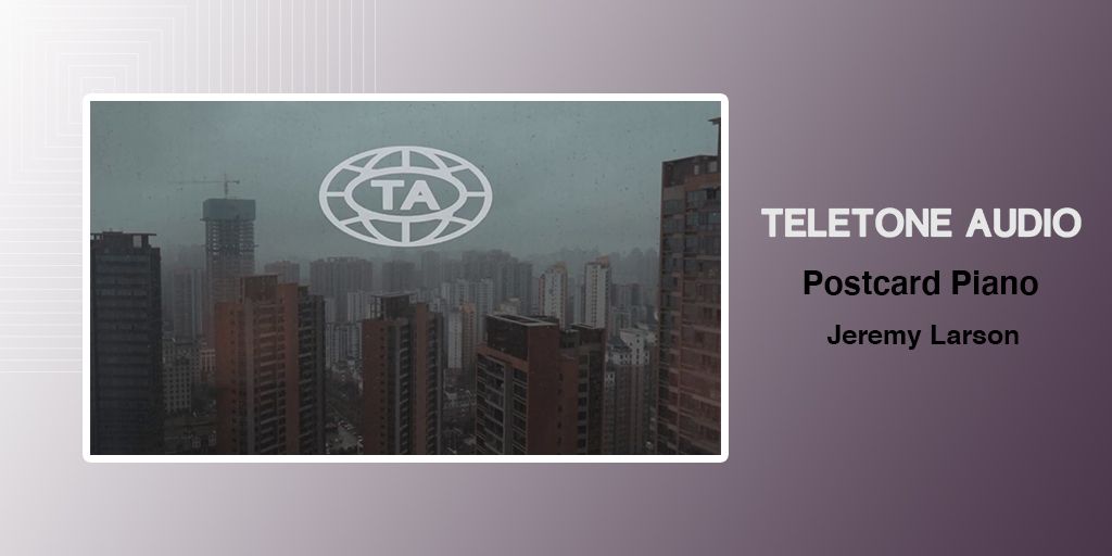 #nowplaying Postcard Piano from <a href="/teletoneaudio/">teletoneaudio</a>. Teletone, a company that builds virtual instruments for Kontakt, is the brainchild of our client Jeremy Larson.