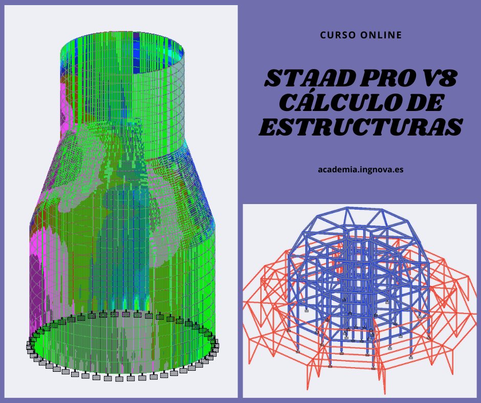 AcademiaIngnova's tweet photo. El curso #StaadProV8. #CálculodeEstructuras proporciona los conocimientos necesarios para el manejo de este programa. Se explicarán los conceptos fundamentales que hay que conocer de modelado, análisis y dimensionamiento con este programa mediante la realización de ejemplos. https://t.co/bSCi4glFSF
