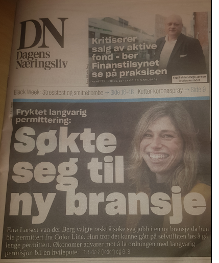 EvenBolstad's tweet photo. Kloke tanker fra @vamraak og @ninasfalch i om #Permittering i #DN i dag. Seigpining har aldri vært mer humant enn bråpining. Og for samfunnet handler det om å få hjulene til å rulle. Skrev noe om dette for en tid siden https://t.co/AufESrD9Xp. https://t.co/OdkvBlx7eX