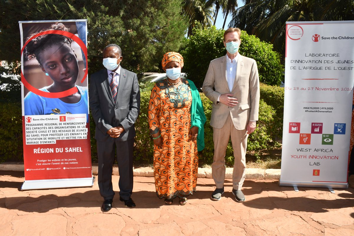 sisitounk's tweet photo. Cérémonie d'ouverture du #WAYIL2020 sous la présidence du #MPFEF, de @DKambMali, du directeur pays de @Childreninmali et du directeur régional de @ChildreninWCA @redbarnetdk
#YIL2020
#ProtectAGeneration https://t.co/m7iiNvp3Yr