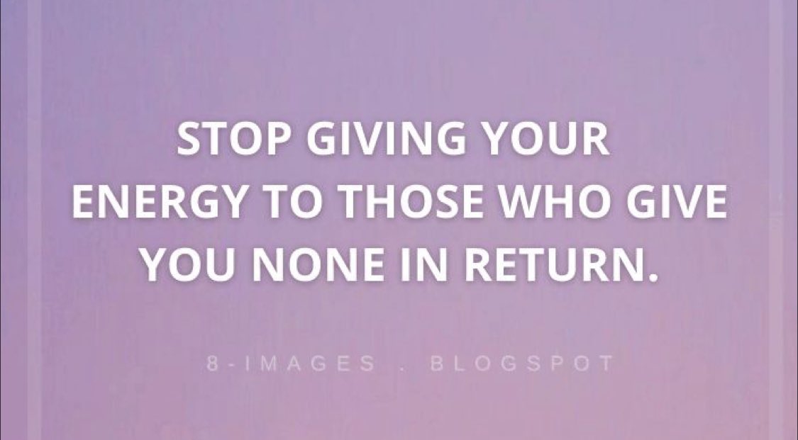 saidthatwho's tweet photo. “Stop giving your energy to those who give you none in return.”

#quotes #Motivation https://t.co/iGoYLELacm
