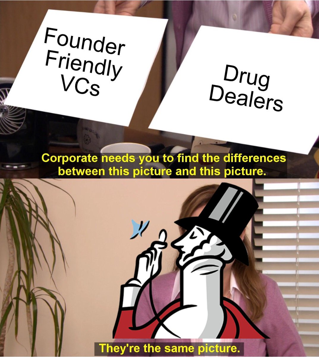 Editors: "Why won't VCs speak to us?" 

Also editors: "Let's print that quote that says VCs are evil drug dealers"