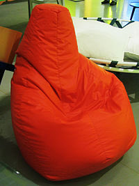 The Sacco chair, designed in 1968, is now the basis of bean bag chairs