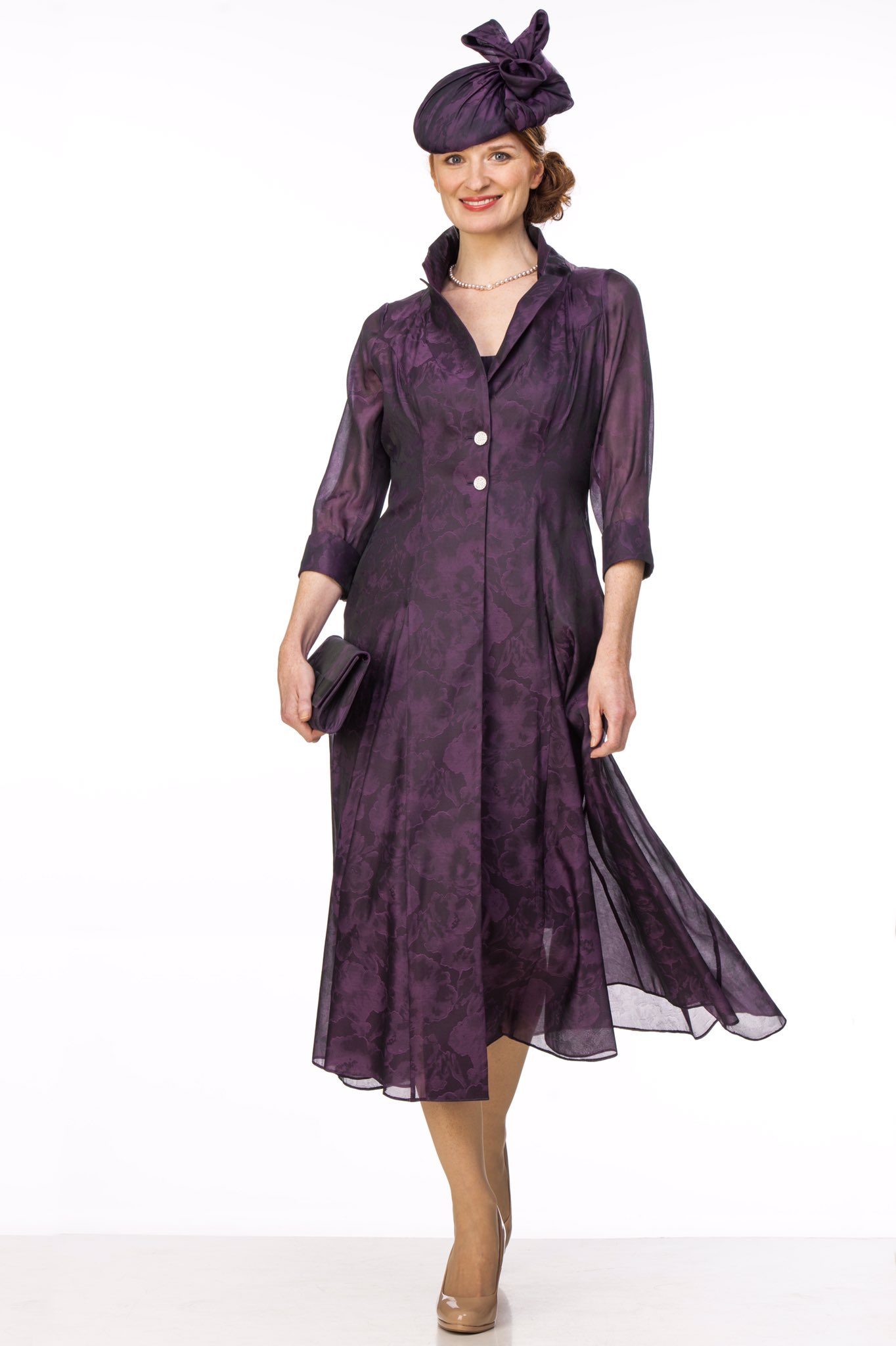 Organza coat over dress deals