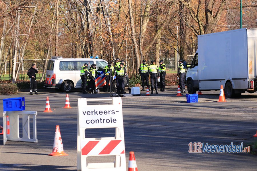 Grote algehele verkeerscontrole in #Veenendaal. 112Veenendaal.