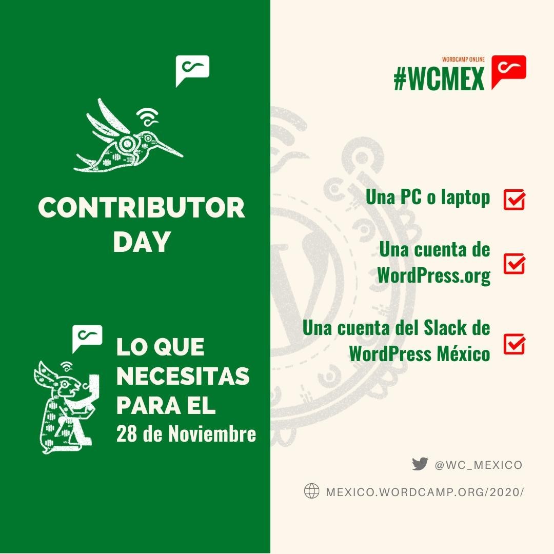 wpguadalajara's tweet photo. ¡WordPresseros!

Les recordamos que esta semana es la WordCamp México Online 2020.

Los invitamos a que se registren. Es del miércoles 25 al sábado 28 de noviembre.

¡Los esperamos!

#WCMEX #WCMEX2020 https://t.co/U01d6Rqc43
