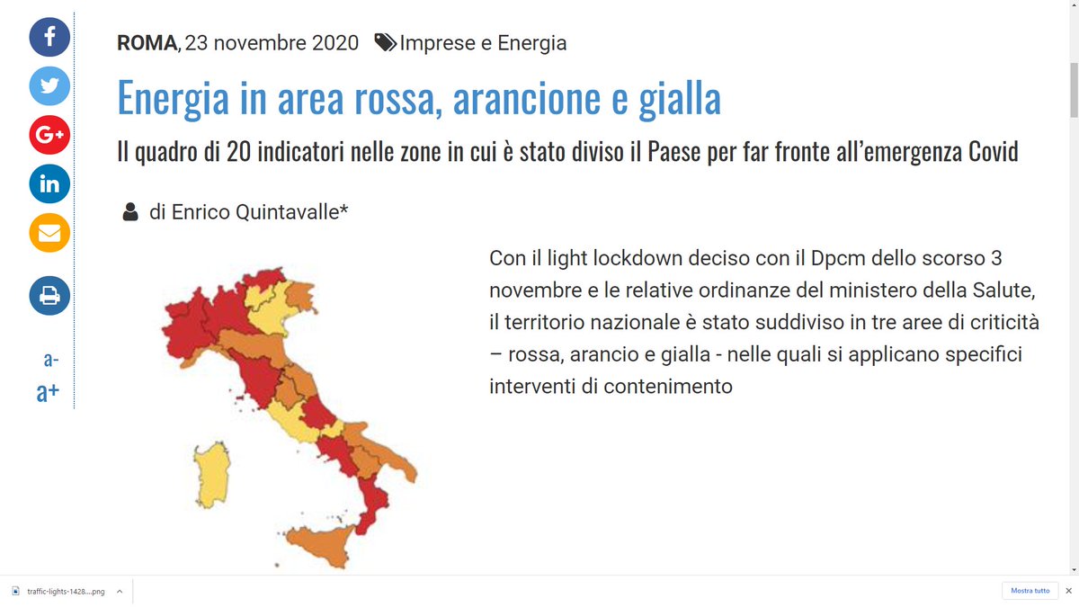 e_quintavalle's tweet photo. Il profilo delle tre aree di rischio #Covid19, rossa arancione e gialla: analisi di 20 indicatori #energia di #UfficioStudi #Confartigianato per @QuotidianoEnerg https://t.co/kirq27WQ9X #imprese #rinnovabili #export #consumi #produzione #elettricità #gas #oil #econbonus #auto https://t.co/zY0RJgvpDD