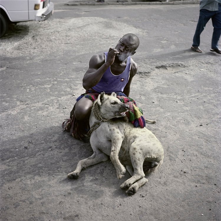 bouncenetworks's tweet photo. Nigeria’s Hyena Men photographed by Pieter Hugo https://t.co/56D9w4EbCU