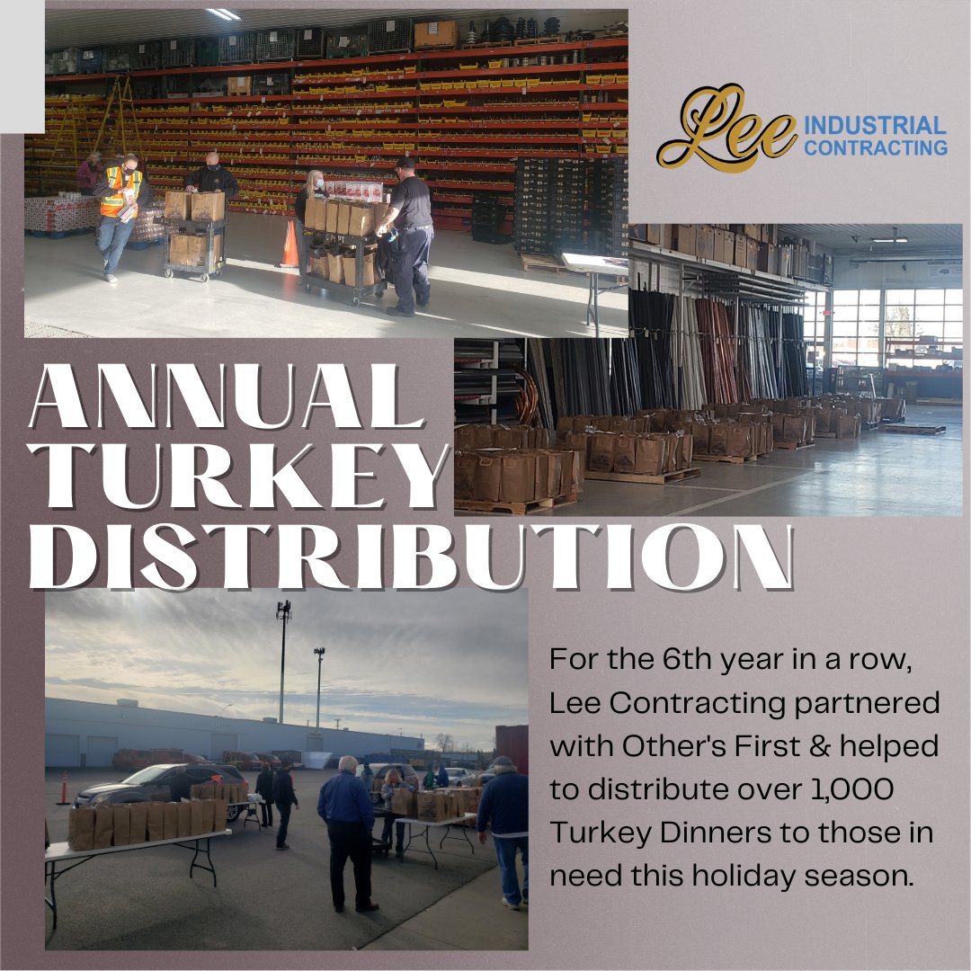 This past Saturday we partnered with Other’s First to distribute over 1,000 Turkey dinners to those in need.