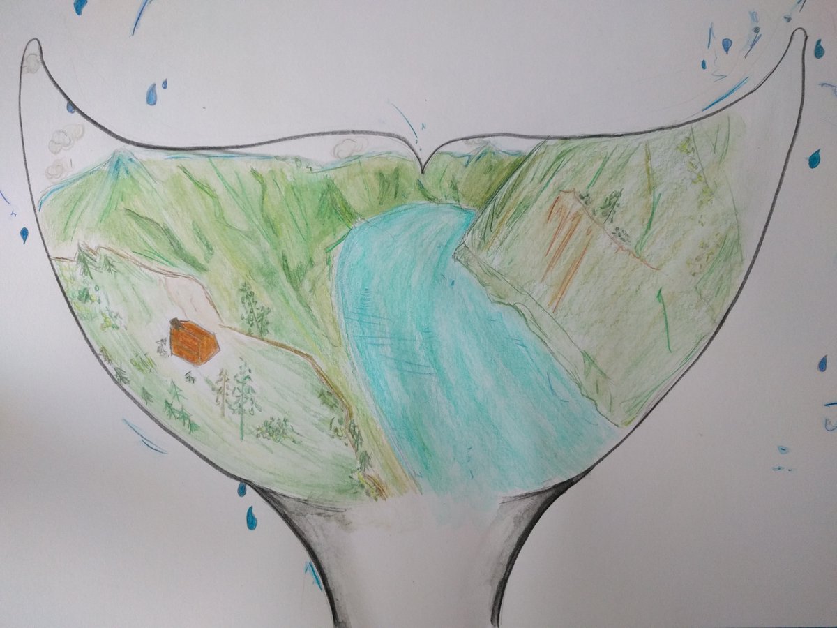 JanetLConlin's tweet photo. Shepard MS Visual Art Class- inspiration from another country.  Fabulous job Penelope, Quinn, Sofia, and WIll!
#engage109 #smspride @dps109 https://t.co/kyxt54xDhc