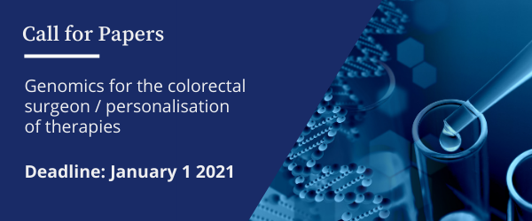 ColorectalDis's tweet photo. ***Inviting papers for a forthcoming special @ColorectalDis  issue**** 
‘Genomics for the colorectal surgeon / personalisation of therapies’
Submission deadline 1st January 2021
Details:
https://t.co/ZUi6ua29uz
#colorectalsurgery #colorectalresearch #crcsm #SoMe4Surgery https://t.co/fXnv68YDwx