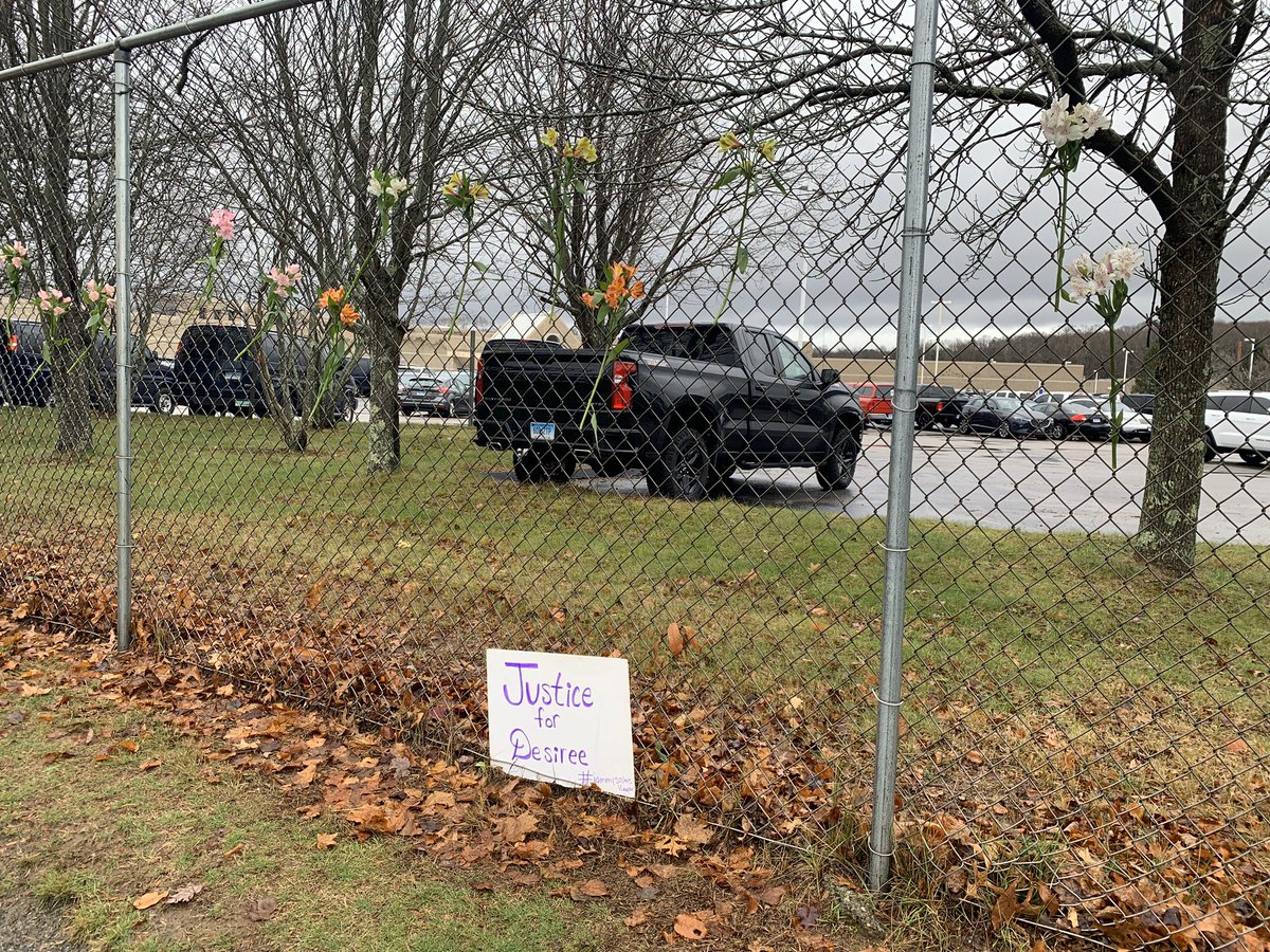 Leaving flowers for our sisters. #JusticeForDesiree #FreeOurSisters #JusticeForKrystal