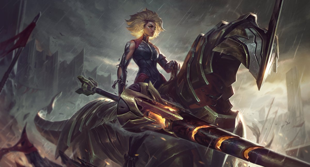 BreakflipFR's tweet photo. Nouveau perso sur League of Legends : Rell, la cavalière de Noxus !

Découvrez tous ses sorts : https://t.co/hx6C6pxBDg https://t.co/YyNvb5rBv7