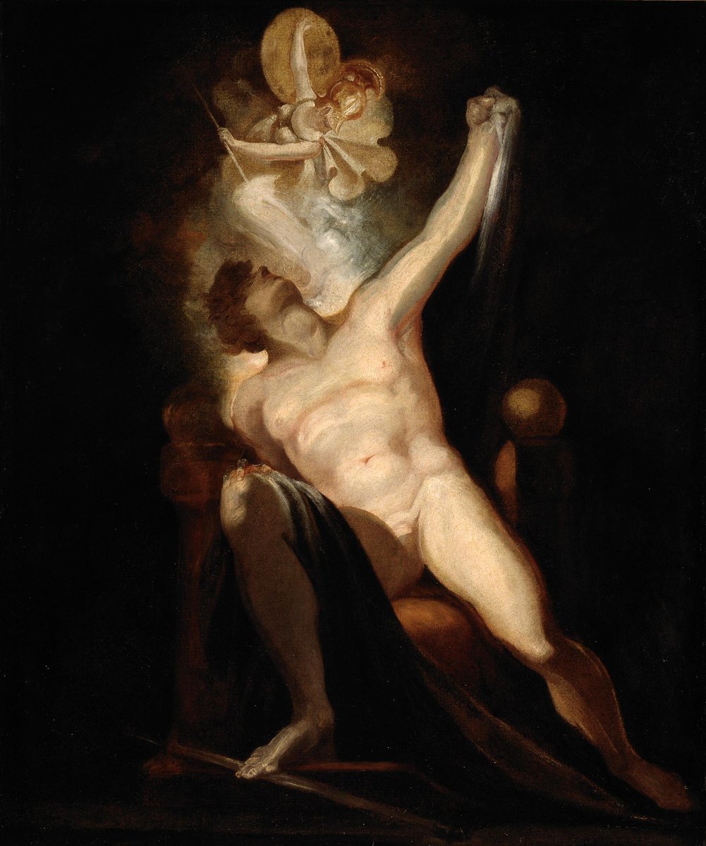 Henry Fuseli (of Nightmare fame) really really loved a sexy Satan. 'These are illustrations of Milton's masterwork! The abs are theological... I swear.'