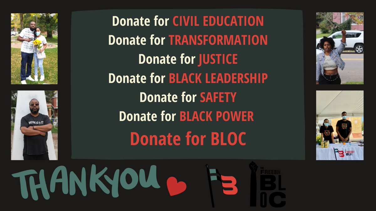thefreedomBLOC's tweet photo. Donation Links In BIO
Hey #BLOCfam we are seeking donations so that we can continue to train, educate and enable  our black communities to effectively create change in the justice system. 
#thankyou for all of the support https://t.co/fUenw2jkKj