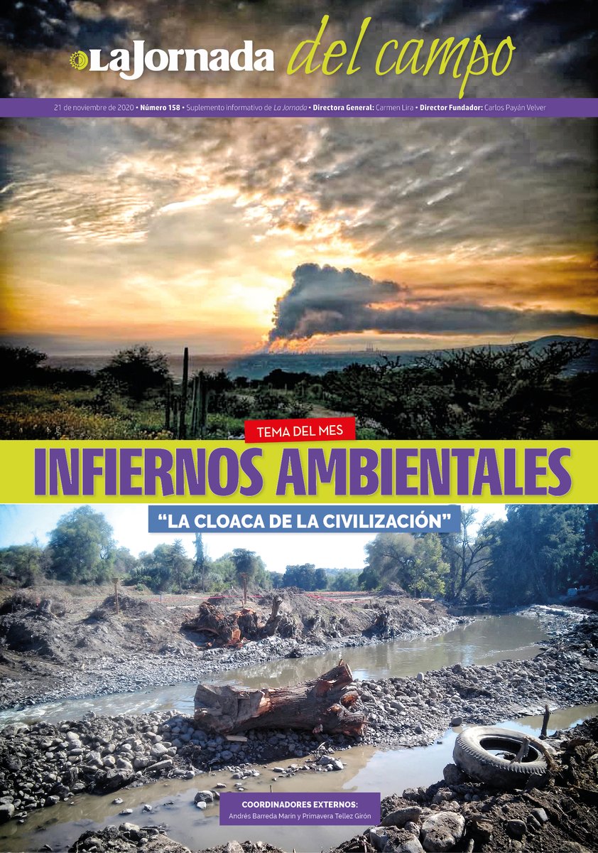 jornadadelcampo's tweet photo. Número 158
INFIERNOS AMBIENTALES 
"LA CLOACA DE LA CIVILIZACIÓN"

https://t.co/wW9DXnYoXu https://t.co/QdmsXhbqXD