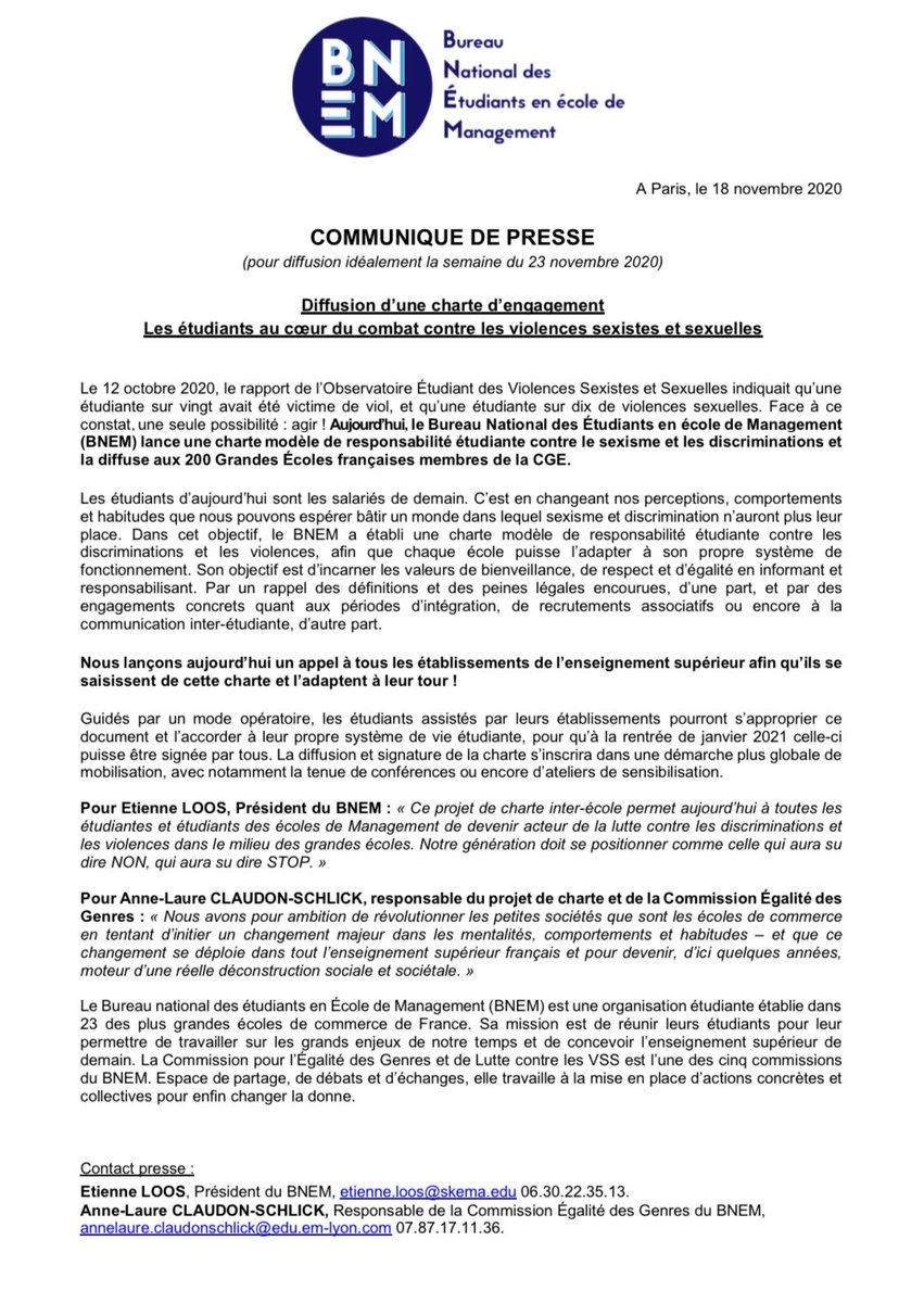 Le_BNEM's tweet photo. @Le_BNEM au coeur du combat contre les violences sexistes et sexuelles ! https://t.co/iByobxb2W7