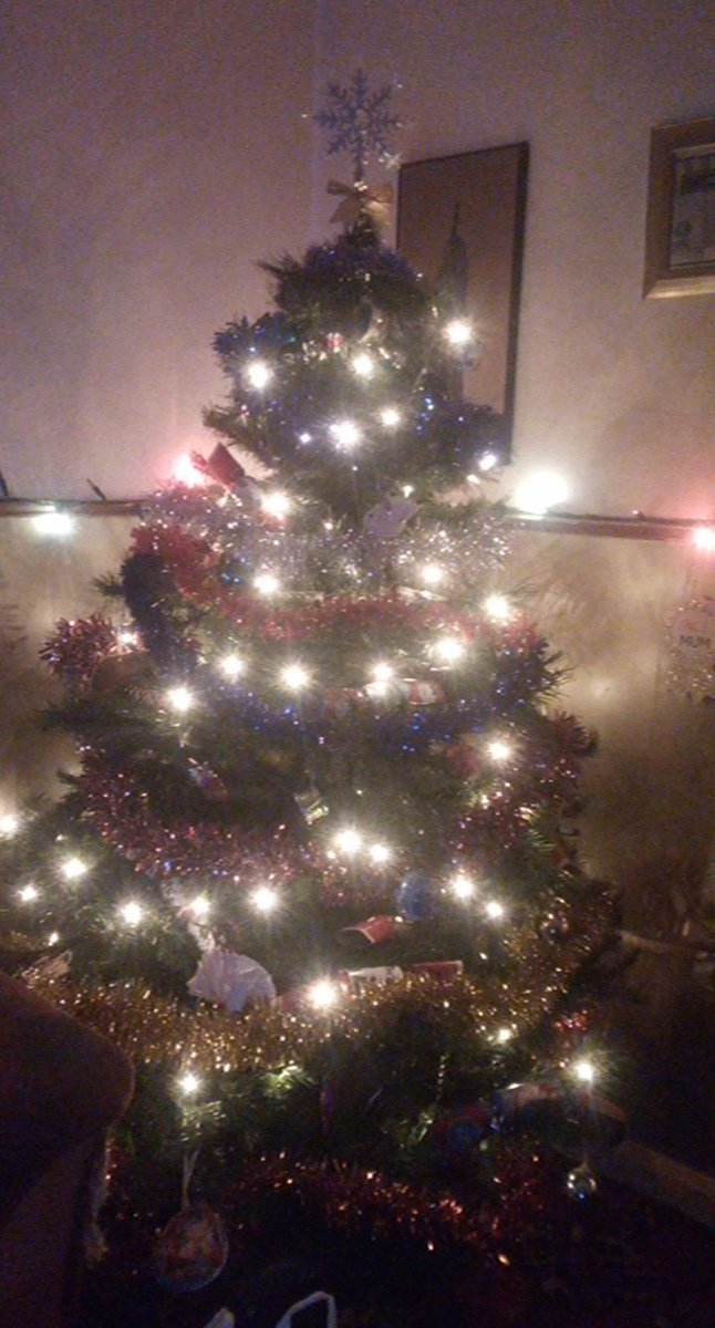 SupportersOfTV_'s tweet photo. Not The Vamps related but this is our Christmas tree! What do you think? 🎄🎅🤶 https://t.co/Z7F9DrPaai