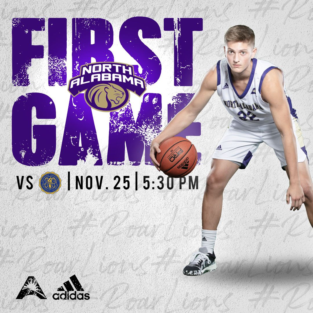 UNAAthletics's tweet photo. Men's Basketball takes on Oakwood in Flowers Hall at 5:30 pm on Wednesday, November 25! Catch the Lions on EPSN+ or listen live on 97.1 WBCF! #RoarLions https://t.co/z1dxvLUKdP