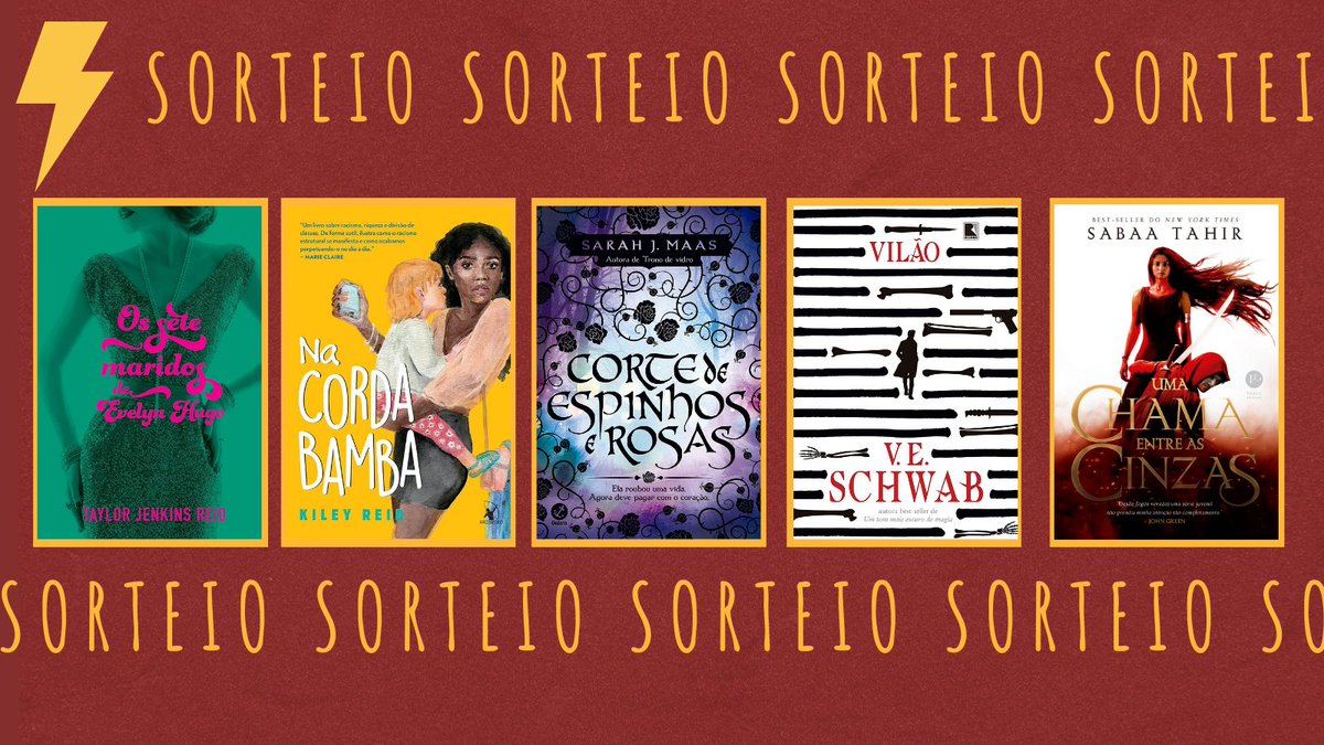 litteraverso's tweet image. SORTEIO RELÂMPAGO ⚡

Quer ganhar um dos livros abaixo? Basta:

✨ Seguir o @litteraverso
✨ Dar RT sem citar neste tweet
✨ Residir no Brasil

Resultado dia 26/11. Boa sorte 💛