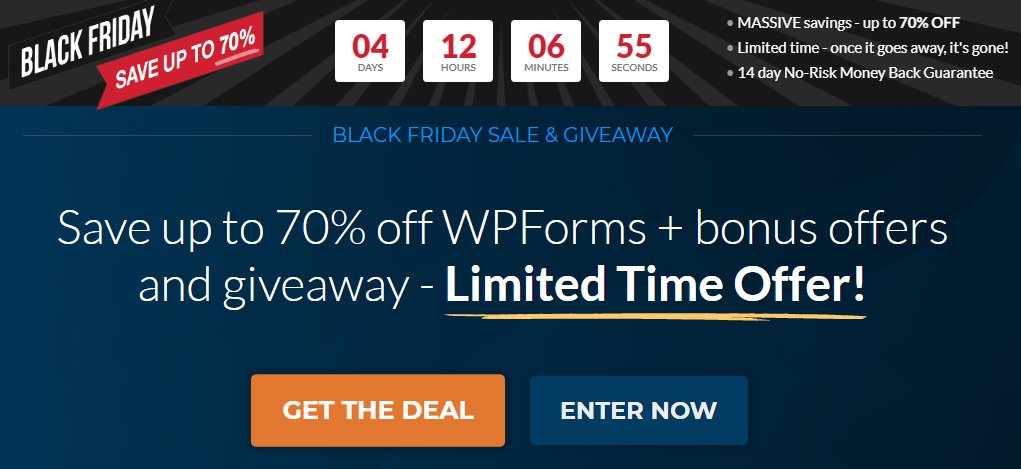 cwinnerscom's tweet photo. 70% OFF
Crazy savings with @easywpforms this season. Few days more to end promotion.

Grab your copy ==>> https://t.co/ScNsnTGgn0

#BlackFriday2020 #BlackFridayDeals #BlackFriday https://t.co/wqTkehEPz5