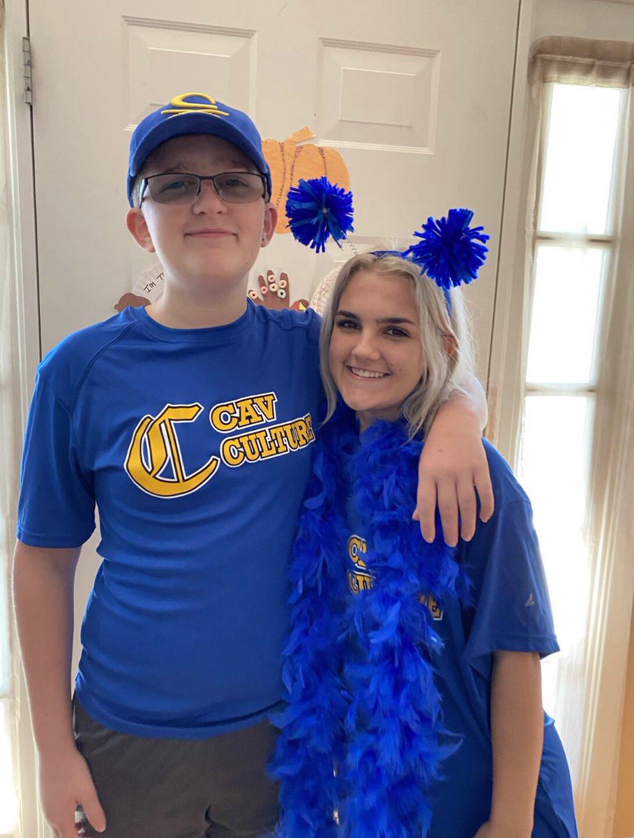 CalvertSGA's tweet image. Congrats to our Blue and Gold Day winners !! Jessie and Jacob Trilli