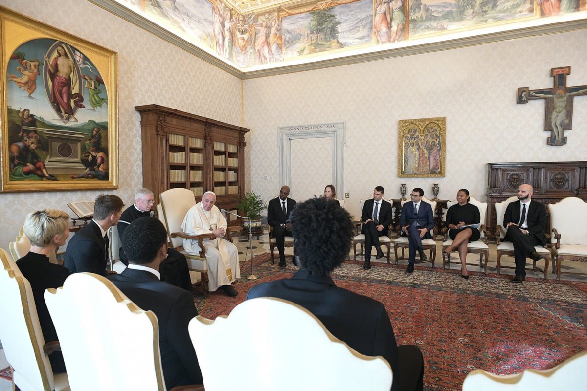 Honored and Inspired. Thank you, <a href="/Pontifex/">Pope Leo XIV</a>.

"Today's meeting validates the power of our Players’ voices. That one of the most influential leaders in the world sought to have a conversation with them demonstrates the influence of their platforms." - <a href="/MRobertsNBPA/">Michele Roberts</a>