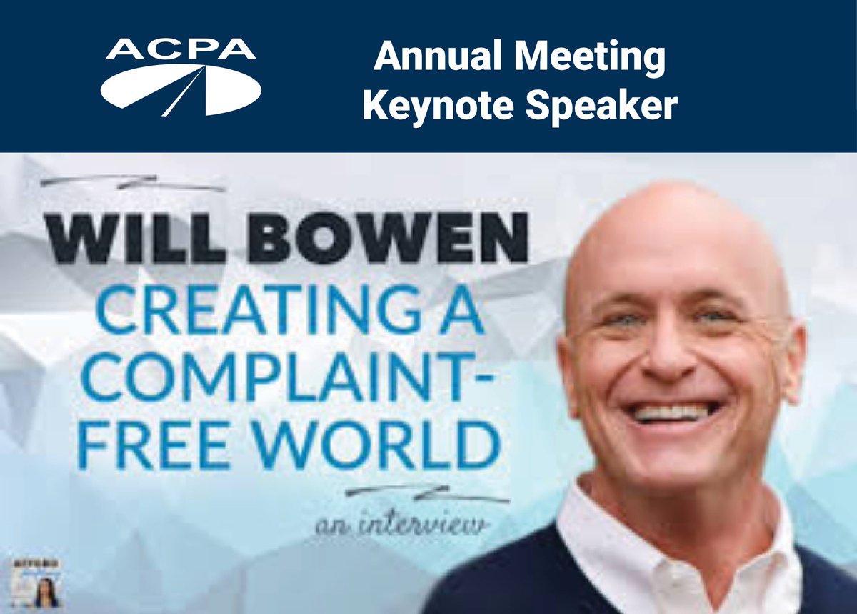 PaveConcrete's tweet photo. The ACPA Annual Meeting is December 1st-3rd! The flexible schedule makes it easy to participate. Keynote speaker Will Bowen will introduce some great ways to minimize the stresses of this year. Learn more and register: https://t.co/YHKh4vaFz0 https://t.co/2gGHguNjnv
