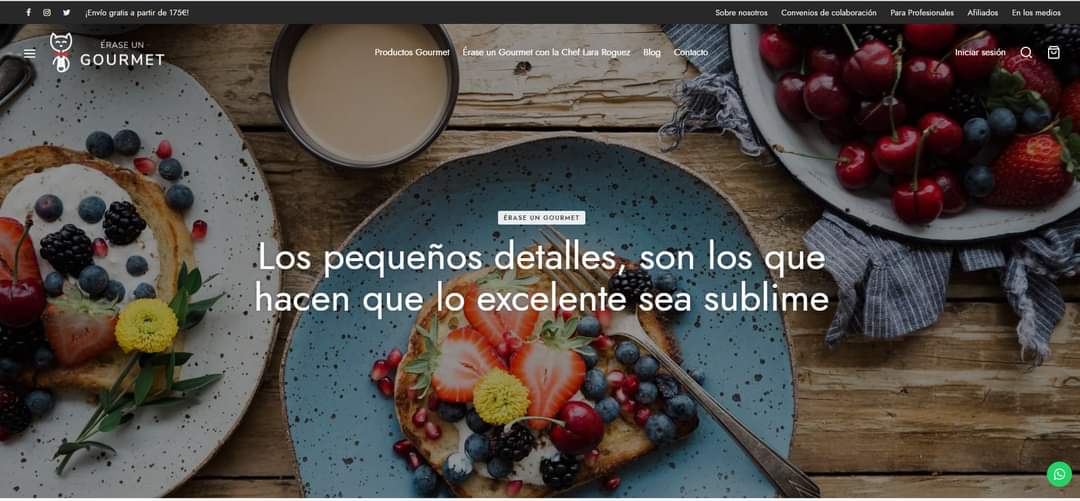 ¡Estrenamos web! 📣

Hoy Gurmy 🐱 quiere que nos digáis qué os parecen todas las modificaciones que hemos realizado en nuestra web. Hemos intentado hacerla más accesible, bonita y fácil de utilizar.

eraseungourmet.com