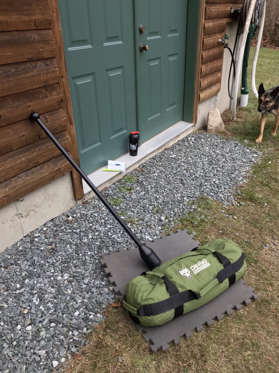 CLEERFITness's tweet photo. #CLEERFITness
Sandbag and Mace .....
#sandbag #adexmace #carries #press #squats #swings
#NoFancyShytNeeded #AnywhereWithAnything
#FitPitRI #GetOutdoorsAndTrain #FitPitCt #Macefit
——•
No Mace? Use a sledge hammer, baseball bat, shovel......No Excuses!!!! https://t.co/vfICiGf0Sl