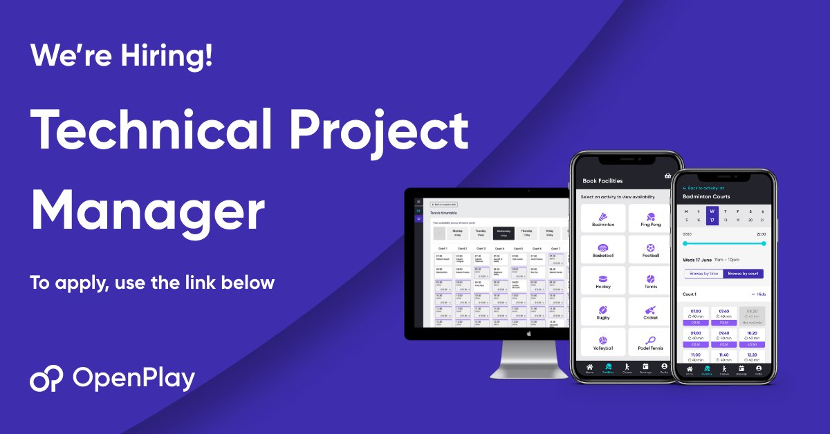 openplay's tweet image. We are hiring a Technical Project Manager!
.
We are looking for an experienced and energetic Technical Project Manager with Scrum Master or Scrum experience. 
.
Find out more an apply here:
openplay.net/job/technical-…