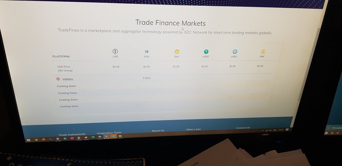 MarwekoBae's tweet photo. Ladies and gents Say hello to @ValidusCapital live transactions on @TradeFinex π₯
@XinFin_Official #XinFin #ValidusCapital $XDC $XDCe #WeAreXDC
Sorry poor picture i know π€ https://t.co/wJ8V34rbif