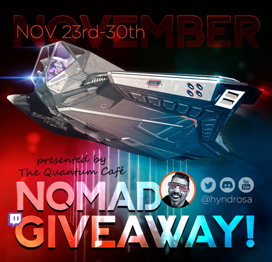 Hyndrosa's tweet photo. Day 4 of the @RobertsSpaceInd #IAE2950 & shooting content w/ https://t.co/j0hCX1KY6h LIVE! We're also giving away an LTI Nomad game PACKAGE to a lucky individual! It all begins today at 12CST! @AtlasDefenseOrg @Twitch @8_Bit_Dojo #QuantumCafe @TTVPromotion https://t.co/ZOWlYAJ0gv