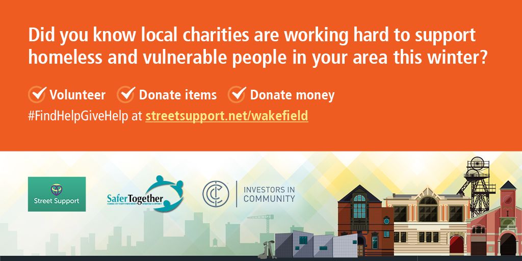 MyWakefield's tweet photo. Alternative giving means giving that can have a long term impact 👏

Your help might mean someone gets a safe place to live, help accessing benefits, or support to beat a harmful addiction ❤️

#FindHelpGiveHelp to local charities across Wakefield at https://t.co/IwVzyraXuK https://t.co/no1EqHVUD0