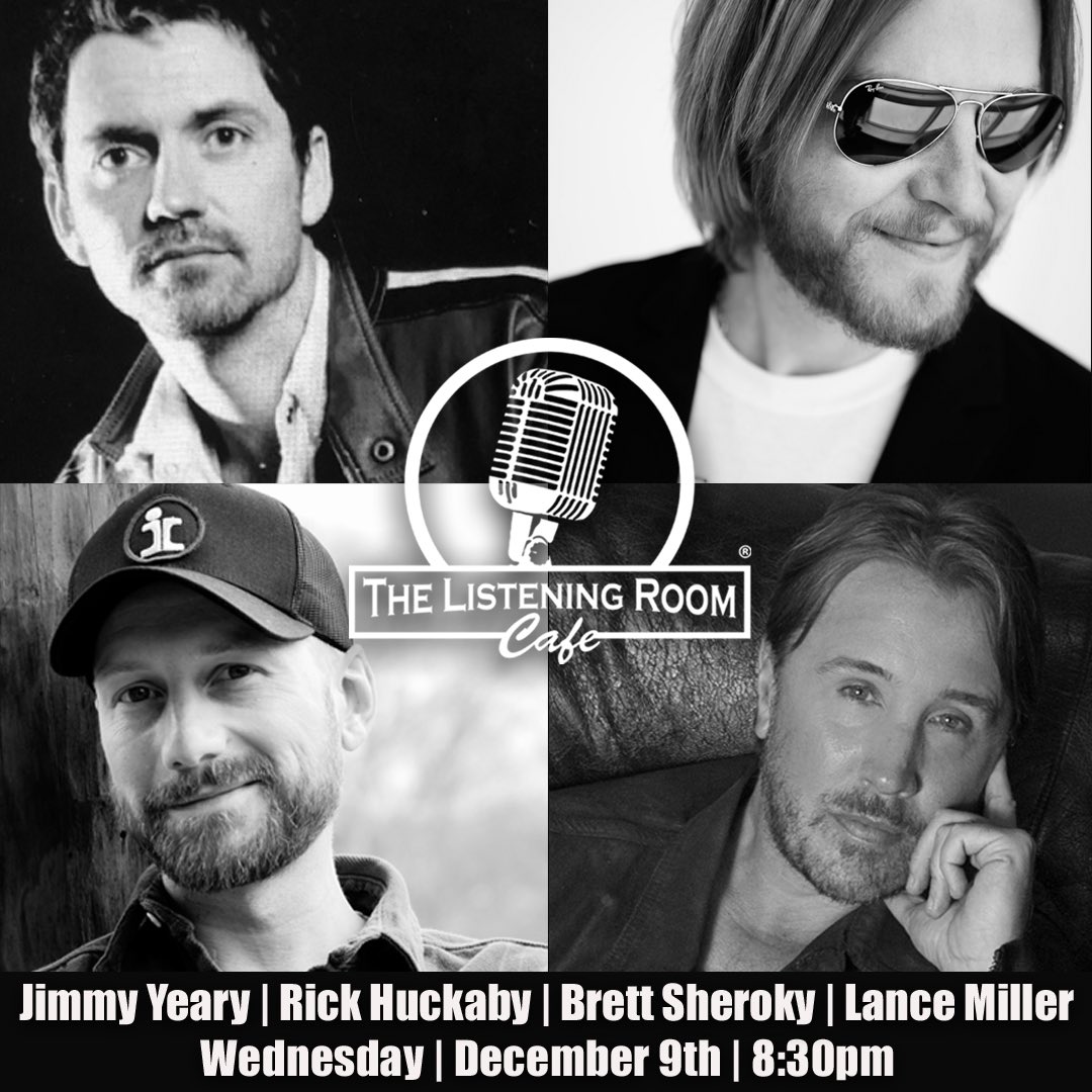 December 9th! #songwriters show #listeningroomcafe