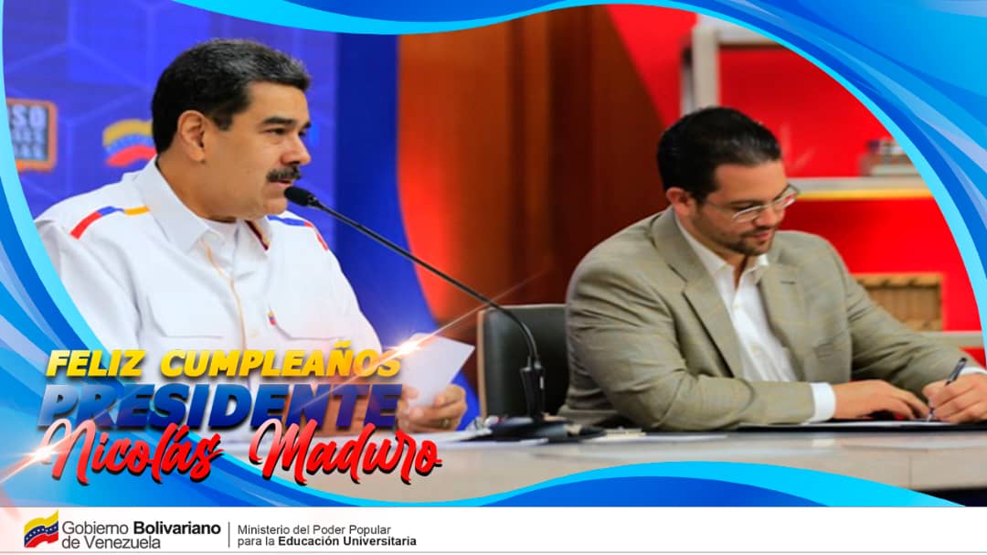 soyCesarTrompiz's tweet photo. Presidente @NicolasMaduro
¡FELIZ CUMPLEAÑOS! Le abrazamos desde la lealtad en el trabajo y la acción cotidiana por construir un mundo justo para todos y todas, la vida nos premie para continuar junto a nuestro pueblo conquistando Victorias!

#FelizCumpleañosNicolas https://t.co/H87dSHNPx0