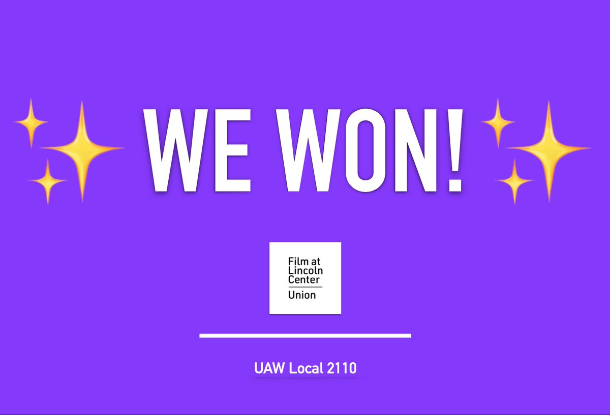 flcunion's tweet photo. WE WON!!! 🎉👏🍾✊🤩🗳 https://t.co/fwBTVHgii6