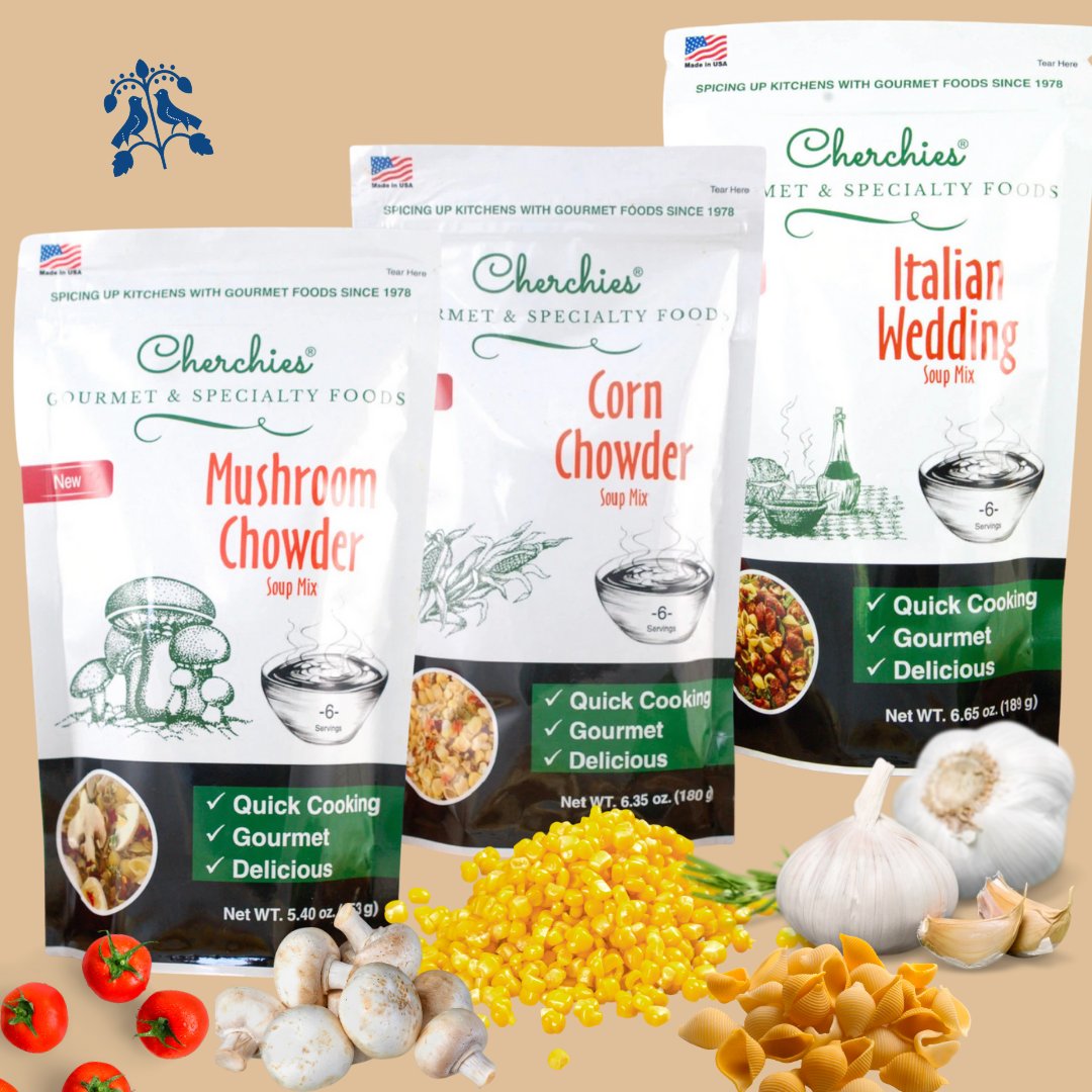 It’s soup season ☺️🍲
Cherchies Gourmet Soup Mixes available on https://t.co/rPrP7QPt54 and in our retail stores. https://t.co/ra6vfYlsfC