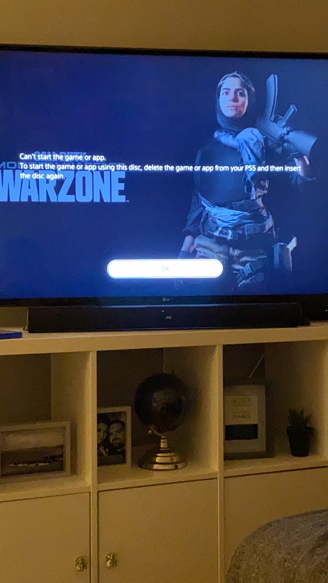PIGBOI's tweet photo. Come on @PlayStation @Sony @Activision @CallofDuty @ATVIAssist this is the 3rd time I have installed this with this same pop up! This shouldn’t happen really poor! #ps5uk https://t.co/pE24SIMMQQ