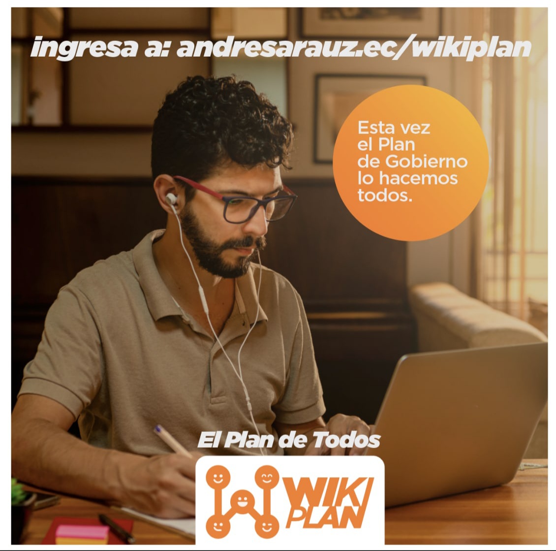 wikiplan_1's tweet photo. WikiPlan ya cuenta con muchos colaboradores en todo el Ecuador. Sé parte de la democracia 3.0, deja tu huella aportando en el primer Plan de Gobierno de construcción colectiva y on line.

Ingresa a: https://t.co/MmoS05yuuk

 #CualEsTuWikiplan #ElPlanDeTodos #Wikiplan https://t.co/EASV7k23XM