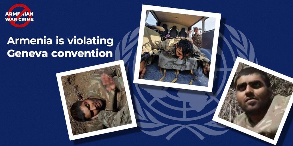 PiriyevaFidan's tweet photo. Dear @ICRC, Armenians torture Azerbaijani prisoners #AminMusayev, #BayramKarimov, #RuslanRustamov. Tell us about them. Help us return them to us. We gave the Armenians a safe passage and 20 days they could leave our territories.Touched no one. #bringbackAmin #bringbackBayram‼️ https://t.co/JfhDJKoB7h