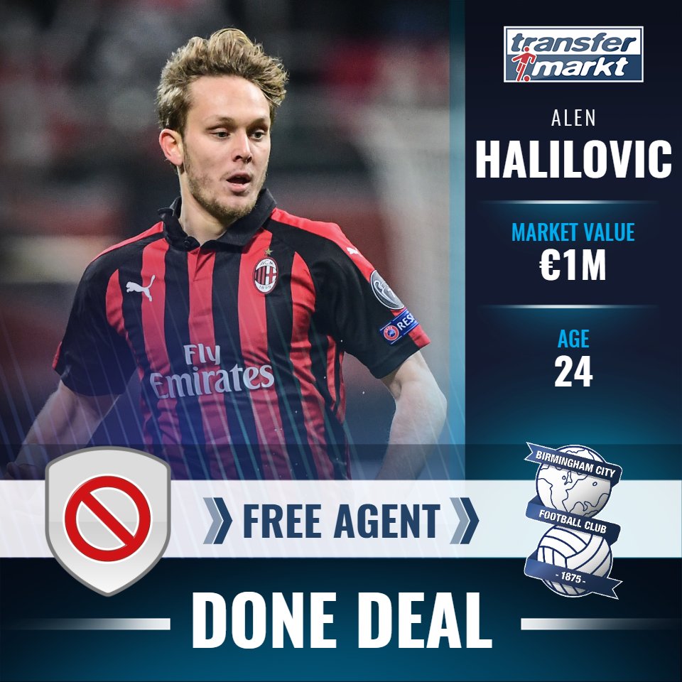 Transfermarkt Co Uk On Twitter Done Deal Former Dinamozagreb Barca Hsv And Acmilan Player Alen Halilovic Joins Bcfc On A Free Transfer Check Out His Player Profile Https T Co Sokhotock6 Https T Co Blmvflzqnp
