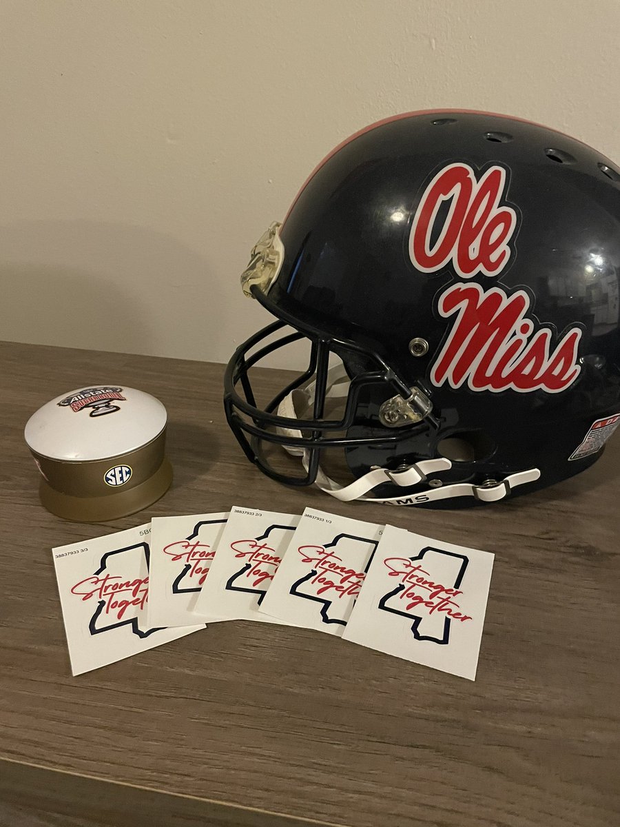 In the spirit of Thanksgiving, let’s do a giveaway. I have five Stronger Together stickers to giveaway. Winners will be chosen by a random drawing.

RULES:

🗣 RT this tweet. 
🏃🏻‍♂️ Follow <a href="/OleMissUnis/">Ole Miss Uniform Archives</a> 

Each winner will receive one (1) Stronger Together sticker. 

#ComeToTheSip