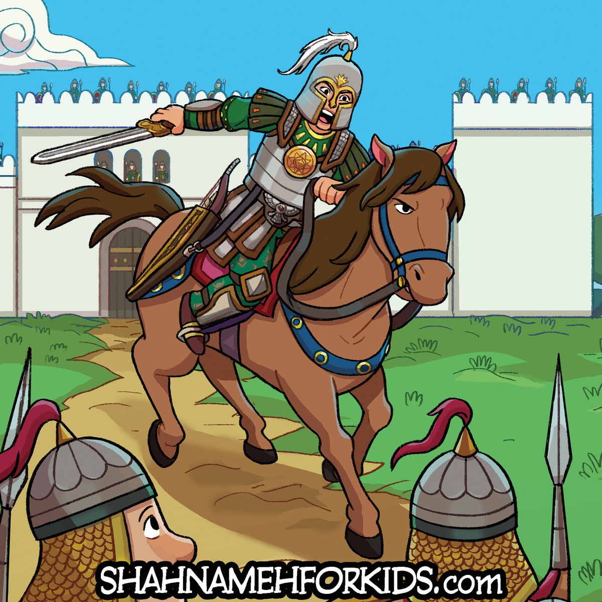 ShahnamehKids's tweet photo. Heading into Monday like...
Read about the legendary heroine called Gordafarid in the new book, Shahnameh For Kids - The Bravery of Gordafarid.
Available on https://t.co/XKGs0Qdkk9 and Amazon.
#KidLit #Folklore #FolkloreWeek #ChildrensBook #Ferdowsi #Mythology #AncientMythology https://t.co/0Uzp4JwqDa