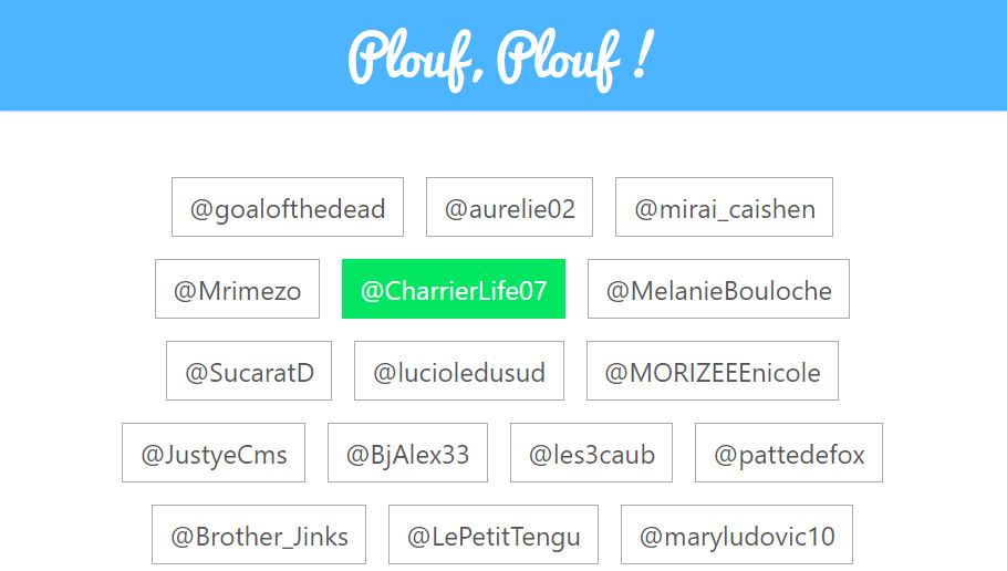 Bravo à @CharrierLife07 qui gagne le concours