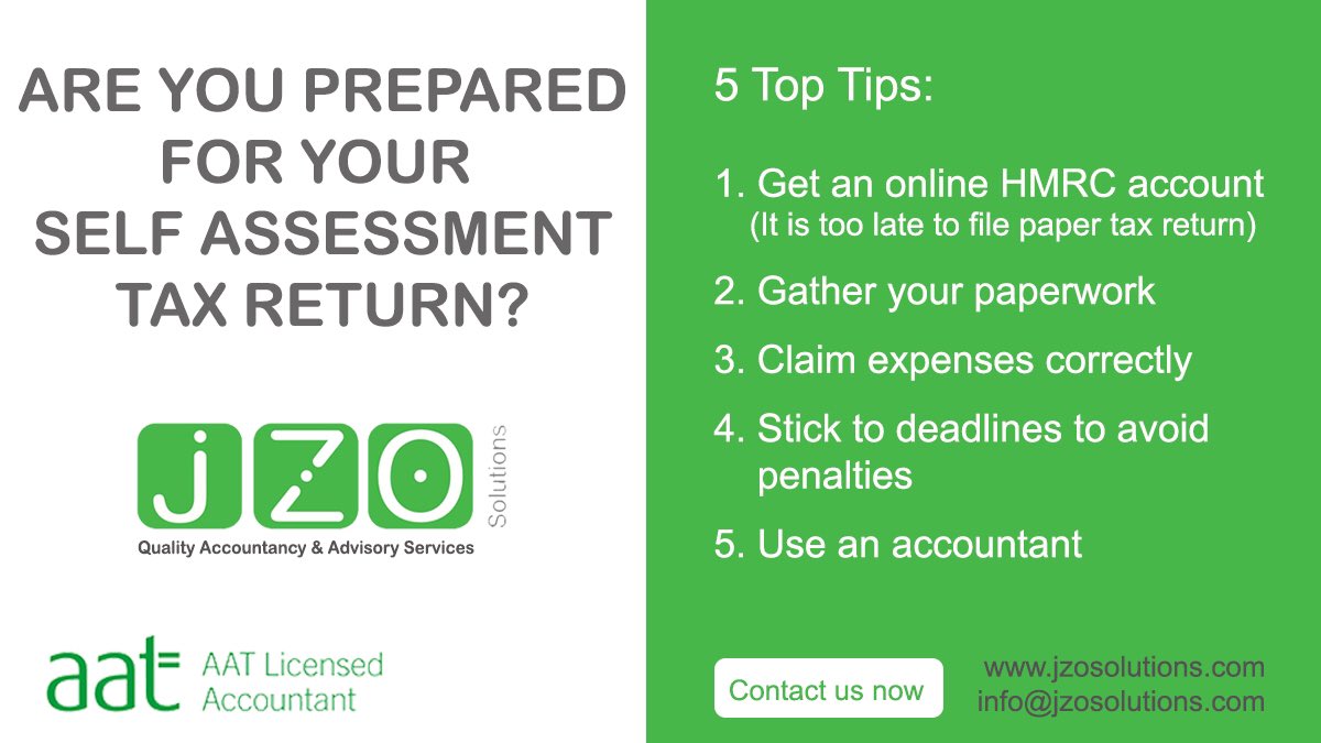 ZuzanaReed's tweet photo. Self Assessment tips and what you need to look out for.
@ https://t.co/vyioVQZZNs
#hmrc #tax #Professional #smallbusinessowner #soletrader #selfassessment #accountin #expenses https://t.co/68bzAbUJxF