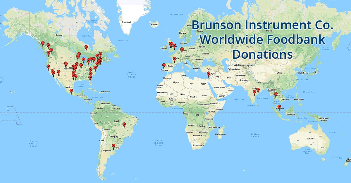 BrunsonUS's tweet photo. Our global Partners in Metrology told us where to donate. We took it from there. Proud to do our part alongside our partners! #givingthanks, #foodbankdonations, #foodinsecurity.

Happy (and safe) Thanksgiving, from Brunson Instrument Company! https://t.co/29LjBG1xxM https://t.co/YbH4p1UTS3