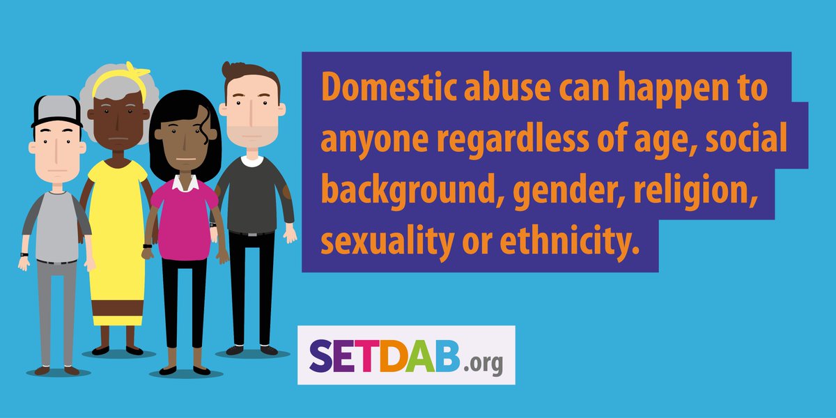 If you are being forced to change your behaviour because you are frightened of your partner or ex-partner’s reaction, you are experiencing abuse. Please remember you’re not alone and there is help available: setdab.org