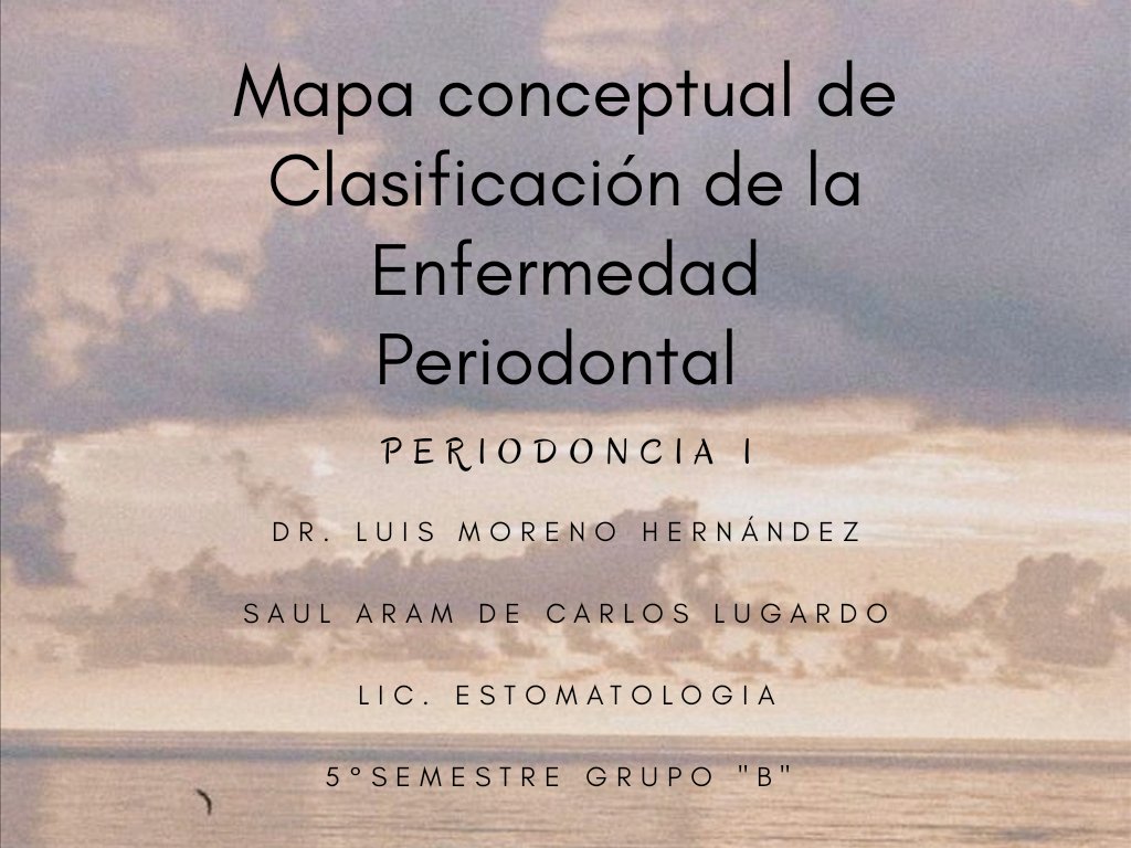 LujaAram's tweet photo. Mapa conceptual: Clasificación de la Enfermedad Periodontal 🦷 https://t.co/LnCoLrP8jJ