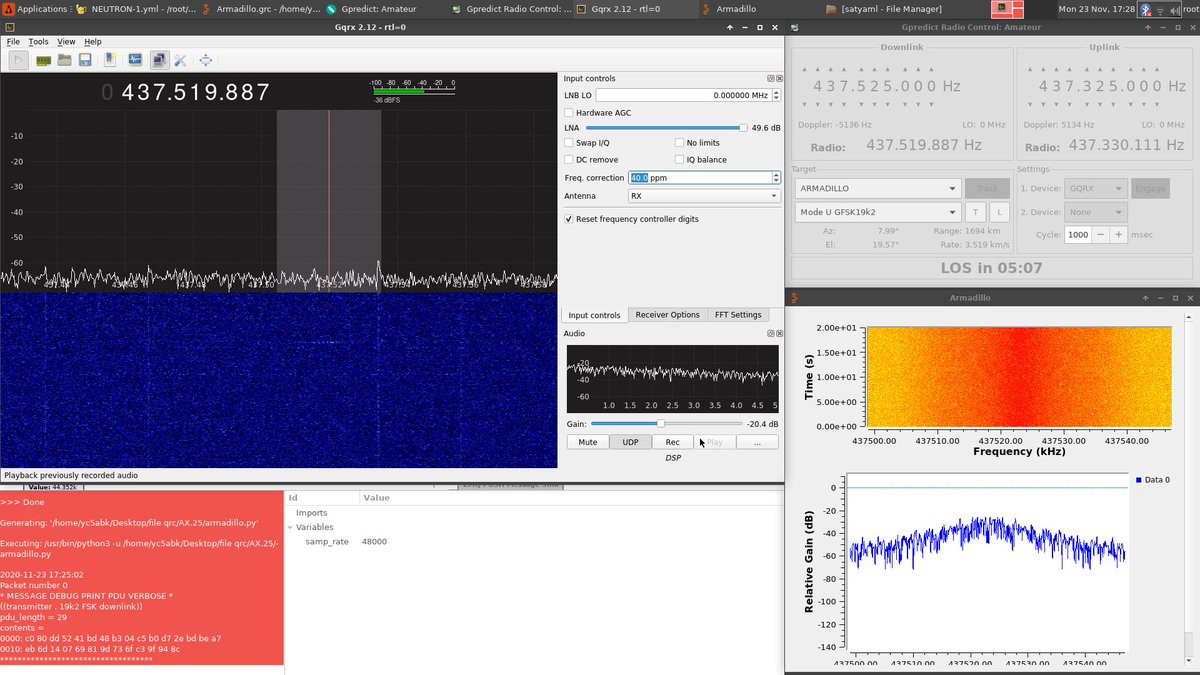 yc5abk's tweet photo. ARMADILLO Over YB-land OI09kc 2020-11-24 17:20:00 UTC de YC5ABK.. https://t.co/FdXXWEuiKZ